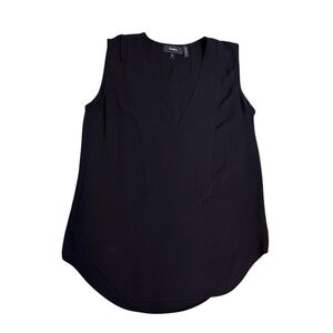 Theory 100% Silk Women’s Black Sleeveless Tank Top Shirt Size Small